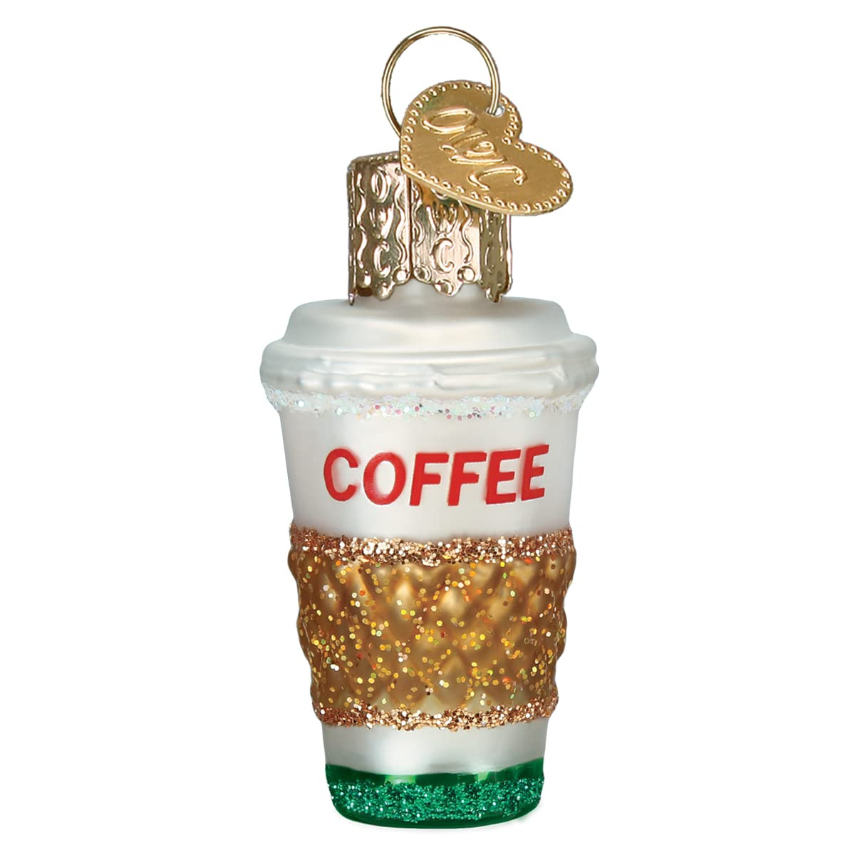 Old World Christmas Mini Coffee to Go Glass Blown Ornament for Christmas Tree, Handcrafted Holida... | Amazon (US)