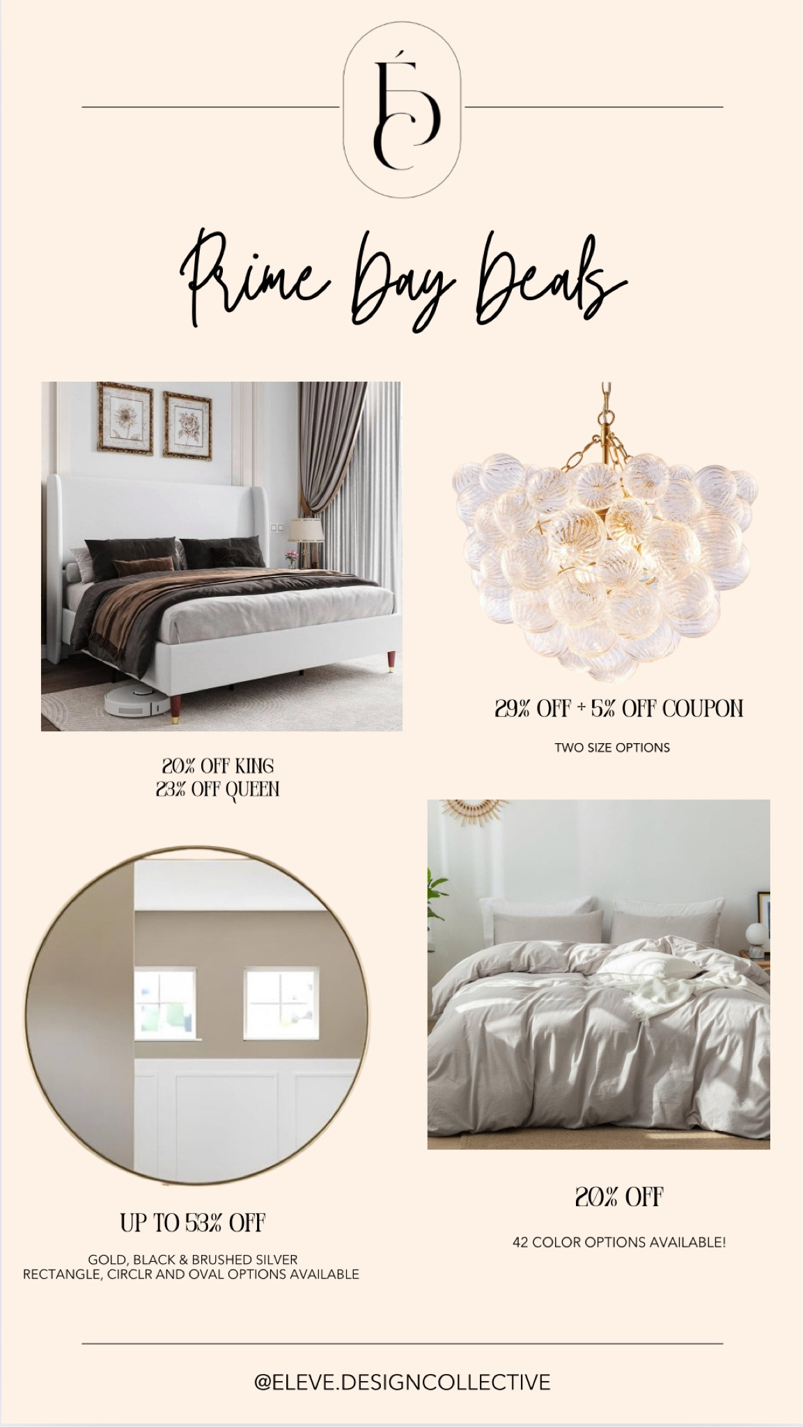 Prime day deals are going fast! Take advantage of some awesome deals before they are gone! 

#interiordesign #bed #bedding #mirror #chandlier #lightfixture #designerlookforless

#LTKHome #LTKSummerSales #LTKFindsUnder100