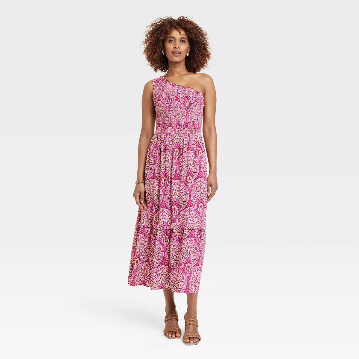 Women's Sleeveless One Shoulder A-Line Maxi Dress - Knox Rose™ | Target