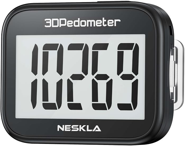 3D Pedometer for Walking, Simple Step Counter with Large Digital Display, Step Tracker with Remov... | Amazon (US)