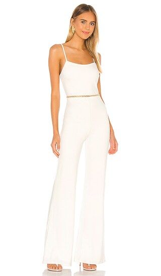 Lavinia Jumpsuit in White | Revolve Clothing (Global)