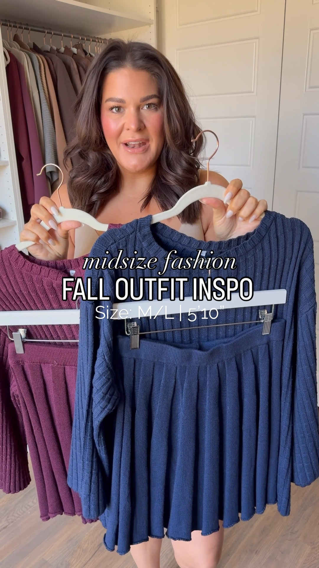 These sweater skirt sets are cute, comfy and perfect for fall and winter! I couldn't decide between the plum and the navy so I got both. And how fun are these snakeskin and fringe boots?!

Plum: Medium
Navy: Large
* The only real difference is how oversized you prefer the top to be. 

millennial fashion, mom style, fall fashion, Amazon fashion, midsize style, midsize mom style, updating my wardrobe, trendy style, cozy style, winter fashion

#midsizefashion #midsizestyle #amazonfinds #amazonfashion #amazonmusthaves #stylereels #fashionreels #casualfashion

#LTKHoliday #LTKMidsize #LTKFindsUnder50