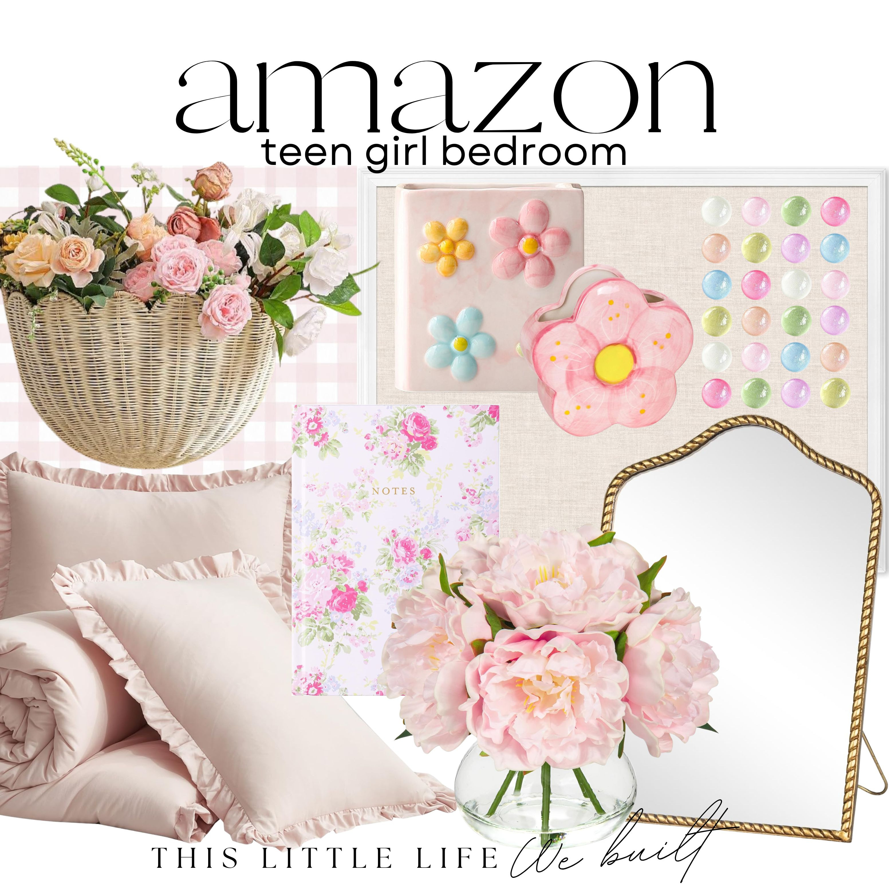 Teen Girl Bedroom Decor from Amazon!
Amazon Home / Neutral Home / Aesthetic Girly Decor / Trendy Home Decor / Vintage Home Decor / LED String Lights / Neon Wall Signs / Cozy Throw Blankets / Decorative Throw Pillows / Accent Wall Art / Photo Clip String Lights / Gallery Wall Prints / Vanity Mirrors / Jewelry Stands / Bedside Table Lamps / Faux Fur Rugs / Aesthetic Posters / Floating Shelves / Trinket Dishes / Makeup Organizers / Desk Decor Accessories / Floral or Bow Bedding / Canopy Bed Curtains / Bulletin Boards / Mini Wall Mirrors / Plush Floor Pillows / Cute Alarm Clocks / Personalized Name Signs / Storage Ottomans / Decorative Baskets 

 #LTKSeasonal #LTKHome