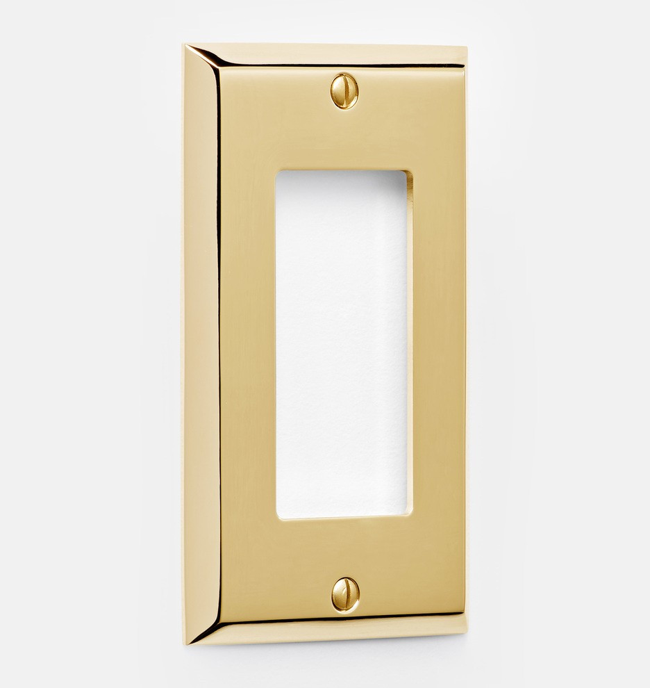 Lewis Single GFCI Switchplate
 | Rejuvenation | Rejuvenation