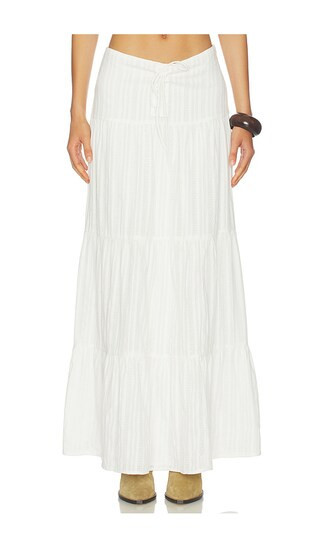 MORE TO COME Matilda Maxi Skirt in White. - size M | Revolve Clothing (Global)
