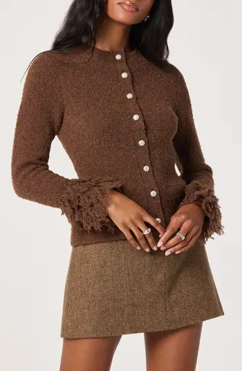 ASTR the Label Fringe Sleeve Cardigan | Nordstrom | Nordstrom