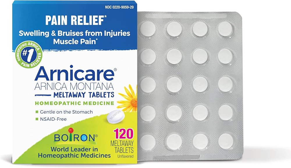 Boiron Arnicare Tablets for Pain Relief from Muscle Pain, Joint Soreness, Swelling from Injury or... | Amazon (US)