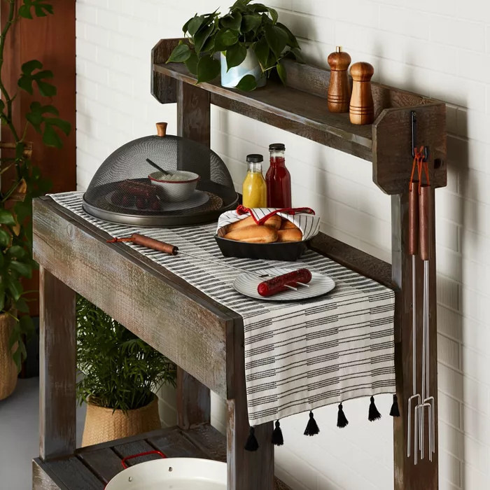 4pc Campfire Skewer Set with Carrying Bag - Hearth & Hand™ with Magnolia | Target