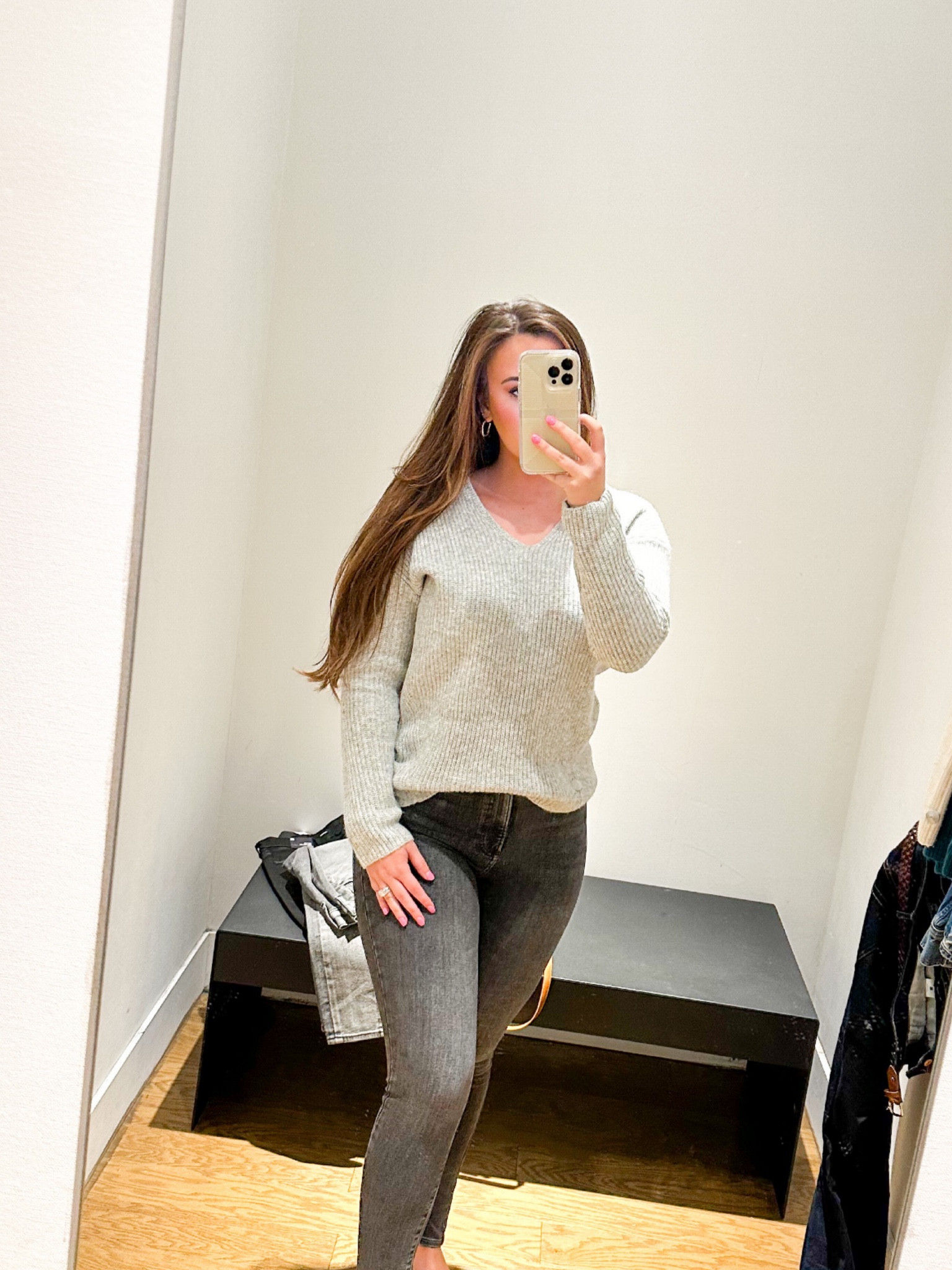 Express outfit, denim, sweater, fall outfit, capsule wardrobe, casual. 

#LTKSeasonal #LTKstyletip #LTKsalealert