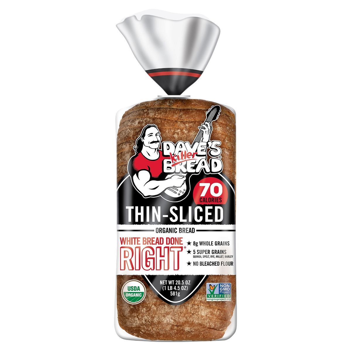 Dave's Killer Bread Organic Thin Sliced White Sandwich Bread - 20.5oz | Target