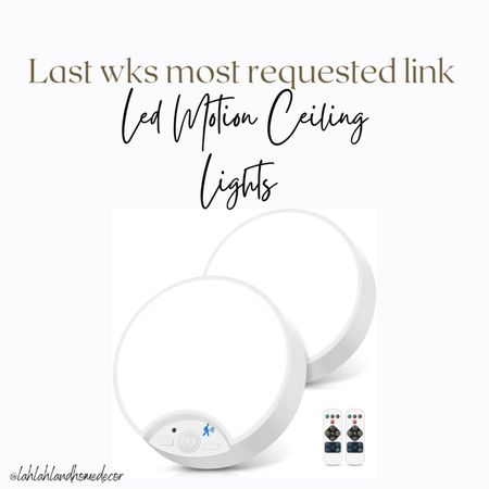 Here’s last weeks most requested link! LED motion sensor ceiling lights! great alternative if you need light where there’s no electricity, no hardwiring required and they are on SALE! pantry light option | closet light | hallway lighting idea 

#LTKhome #LTKsalealert #LTKfindsunder50