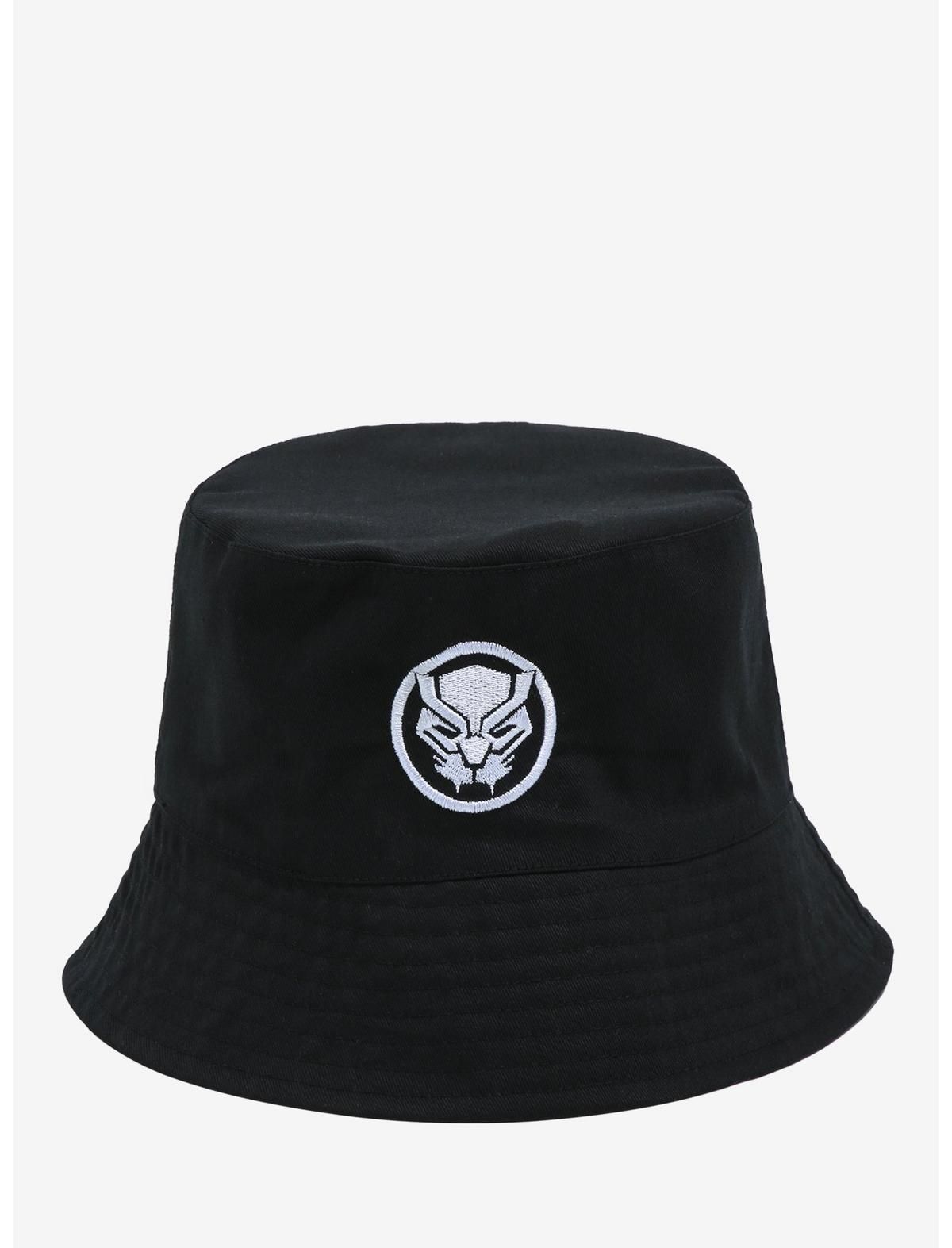 Marvel Black Panther Logo Reversible Bucket Hat - BoxLunch Exclusive | BoxLunch