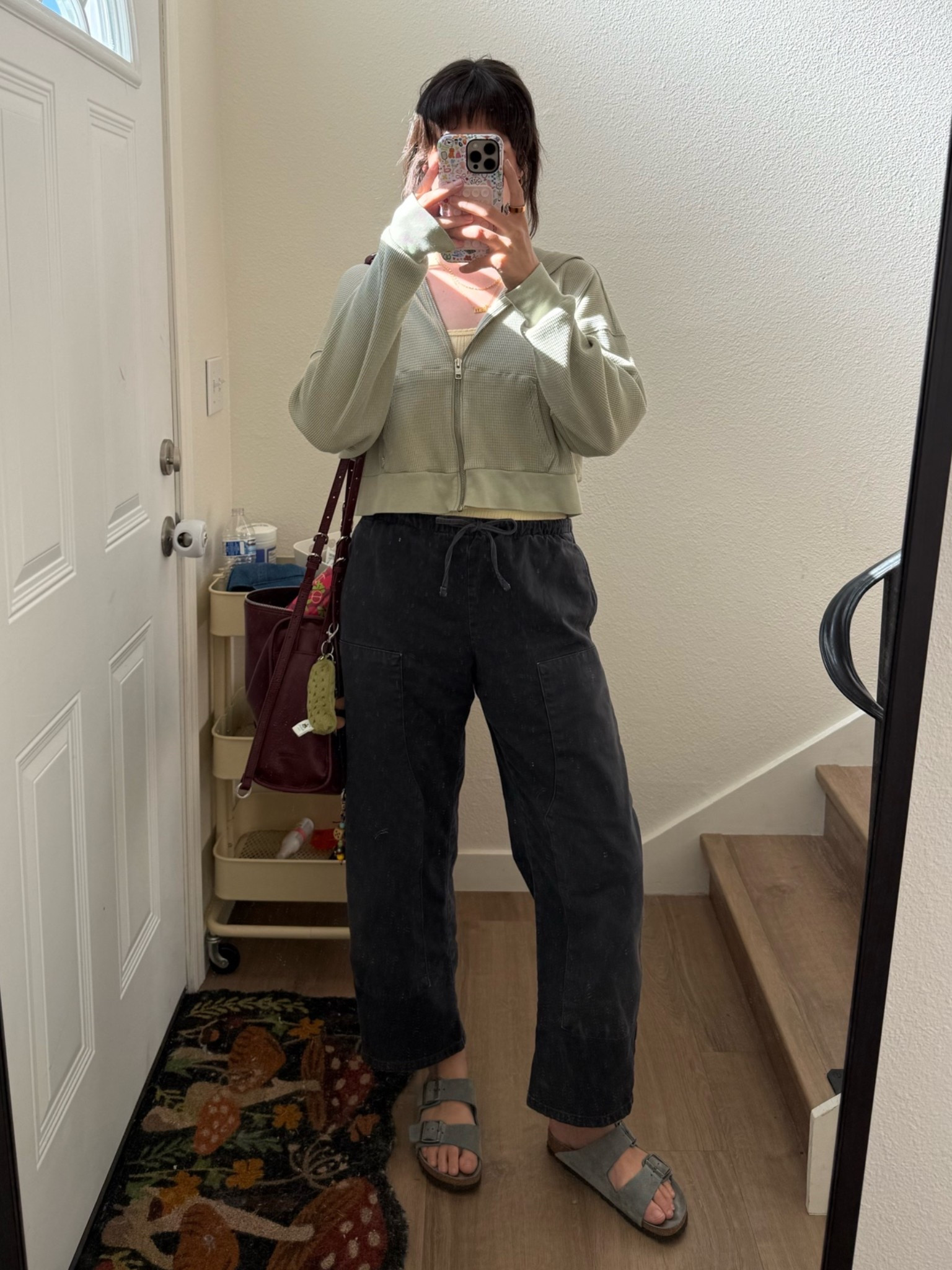 Aug 10 wfh fit 🦋 hoodie is super old Aritzia, linked similar from Gap! 💓 bag is late to work, code KT10 🧚🏼‍♀️ pants and top run true to size!

#LTKootd #LTKSaleAlert