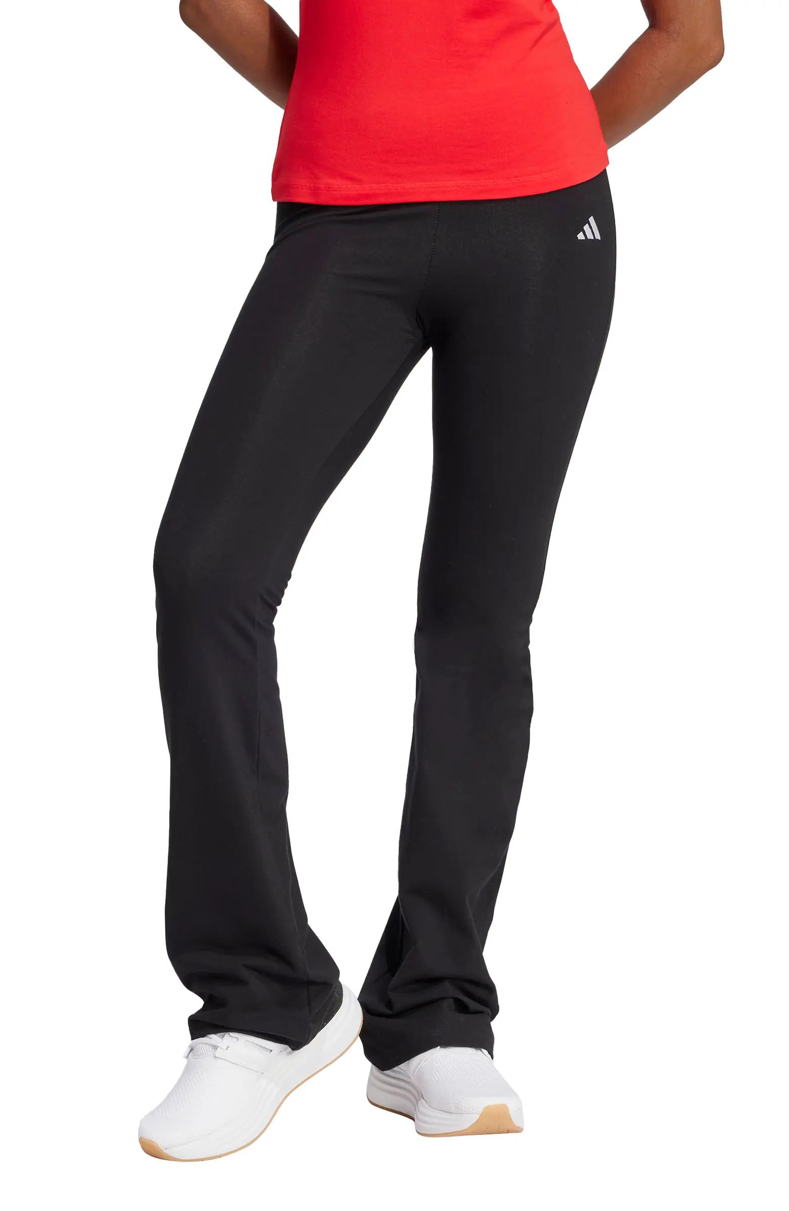 adidas Essentials Small Logo Flared Leggings | Nordstromrack | Nordstrom Rack