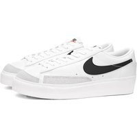 Nike Women's Blazer Low Platform W Sneakers in White/Black/Sail/Orange, Size UK 3 | END. Clothing | End Clothing (US & RoW)