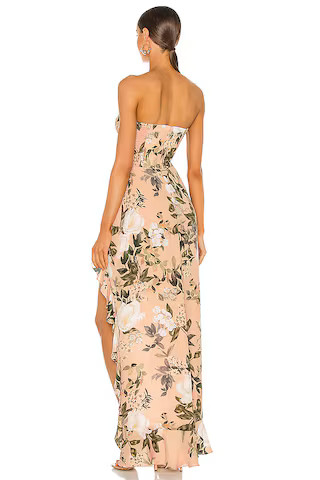 X REVOLVE Eden Gown in Juniper Floral | Revolve Clothing (Global)