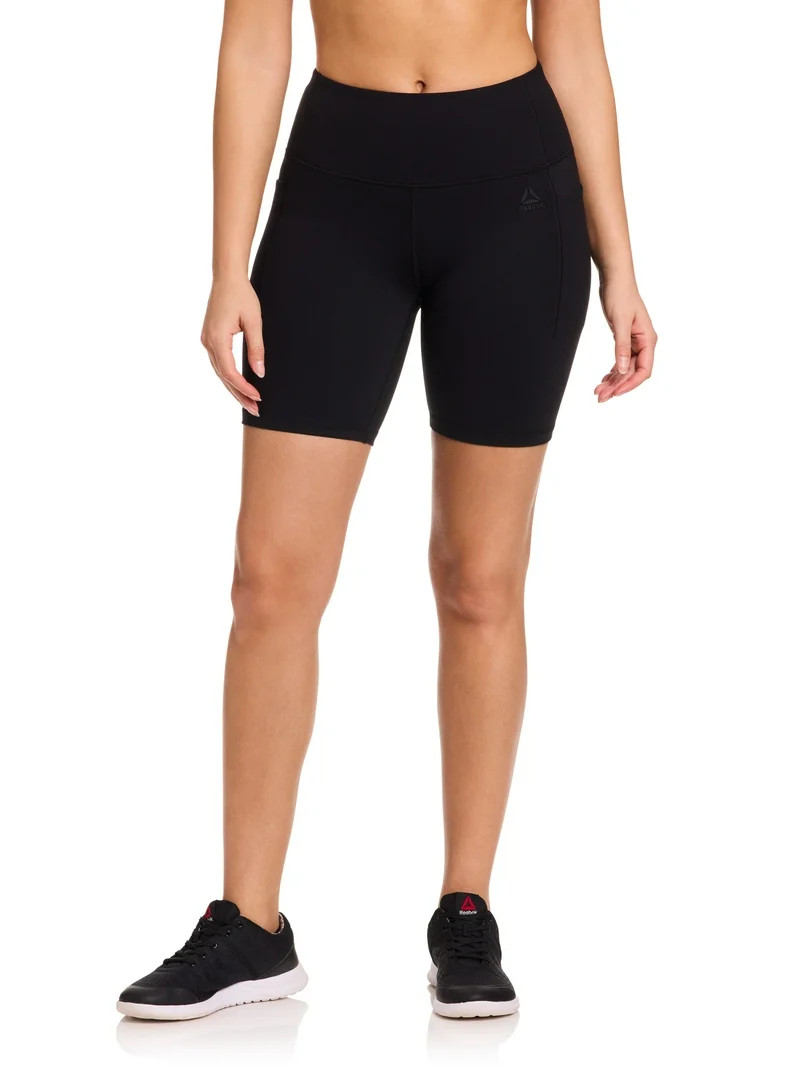 Reebok Women's Reflex High Rise Bike Shorts, Sizes XS-XXXL | Walmart (US)
