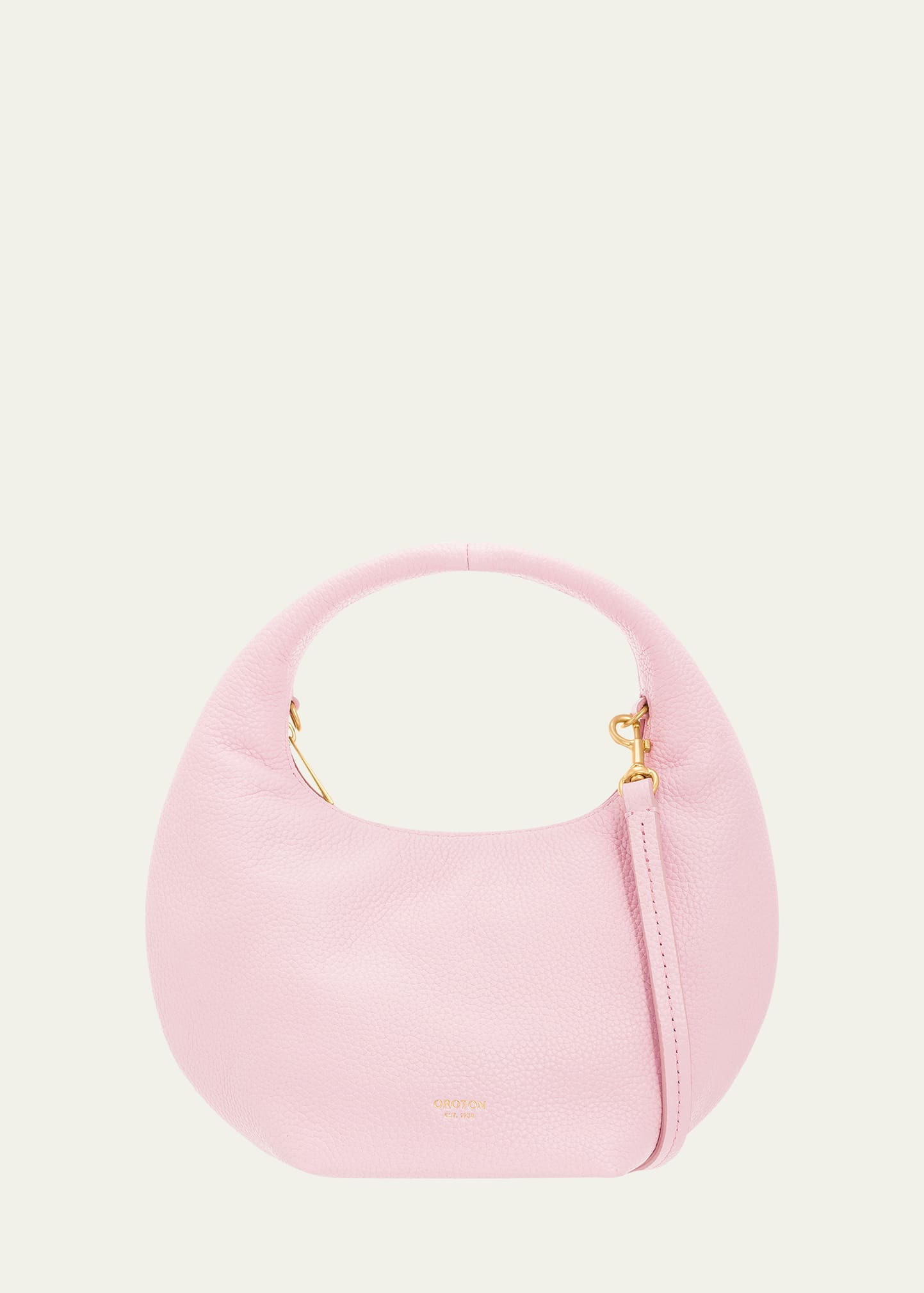OROTON Tulip Mini Leather Top-Handle Bag | Bergdorf Goodman