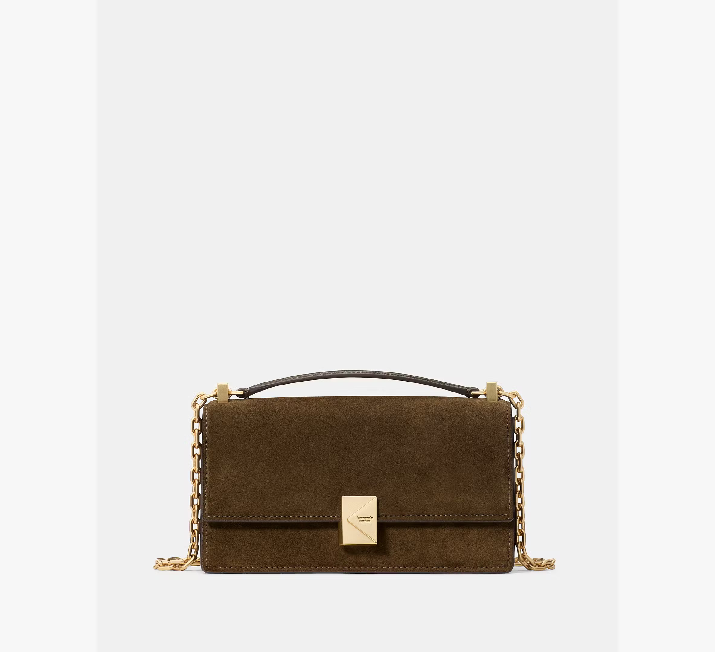 Kate Spade Deco Suede Mini Crossbody, Burnt Sage | Kate Spade (US)