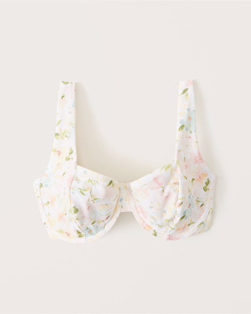 Curve Love Wide Strap Underwire Bikini Top | Abercrombie & Fitch (US)