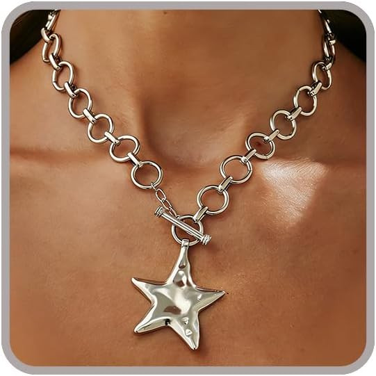 Sora Tuki Chunky Star Necklace for Women Trendy Big Statement Necklace Large Star Pendant Necklac... | Amazon (US)