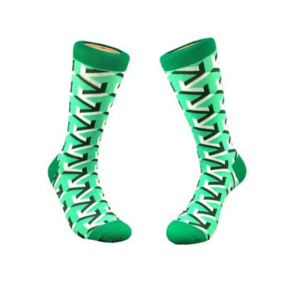 Classy Green Geometric Arrow Socks from the Sock Panda (Men's Sizes, Adult Large) | Target