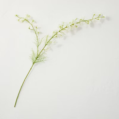 32" Faux White Delphinium Flower Stem - Hearth & Hand™ with Magnolia | Target