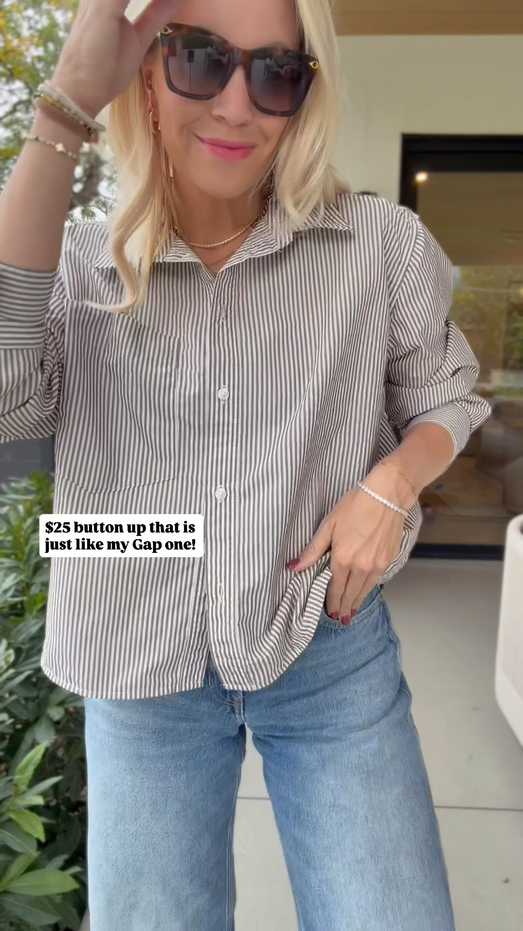 $25 button up so similar to my gap one!