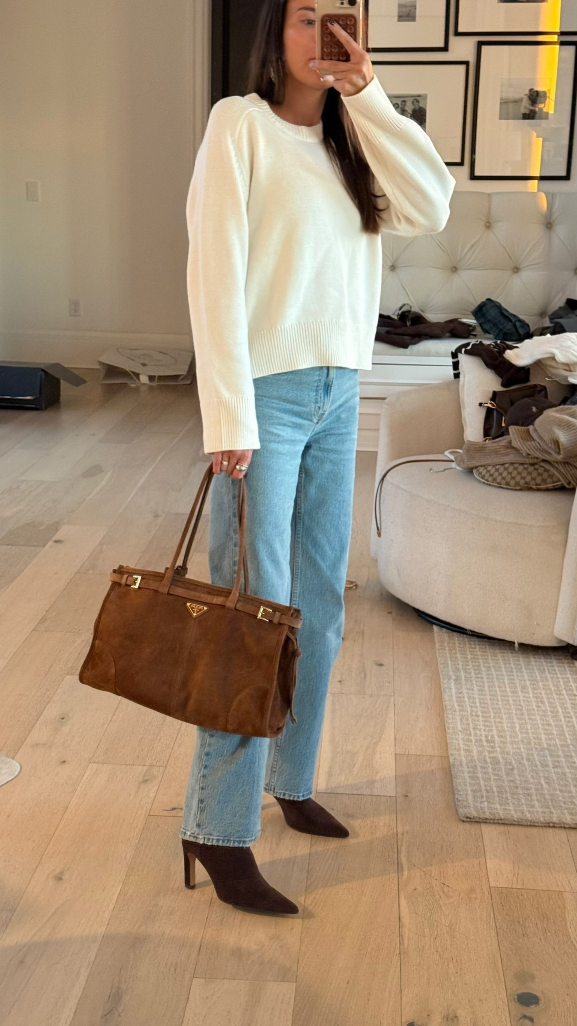 Abercrombie is having a major sale!! Get 20% off sitewide + additional 25% off with stackable code: AFLTK ✨
-wearing size small in the white sweater 

Abercrombie sale, fall outfit, fall fashion, brown booties, suede booties 

#LTKSaleAlert #LTKFallSale #LTKStyleTip