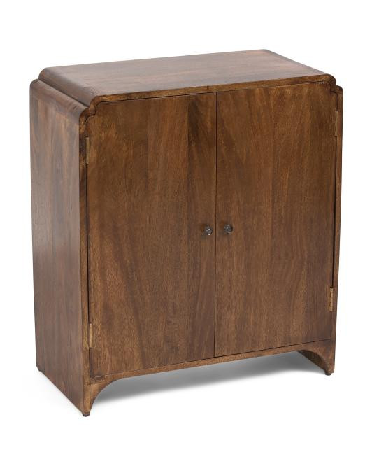 27.5x13.75x31.5 Two Door Round Edge Cabinet | TJ Maxx
