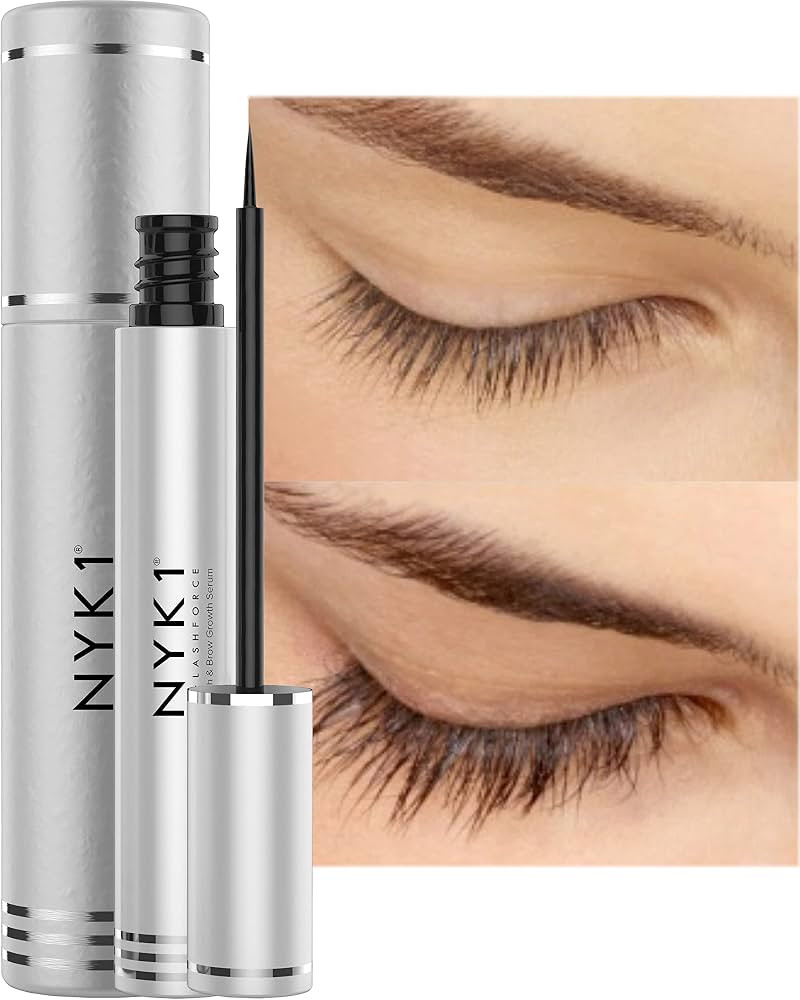 NYK1 Volume Enhancing Lash Serum For Eyelash Growth (XL - 8ml) LashForce Eyelash Serum To Grow La... | Amazon (US)
