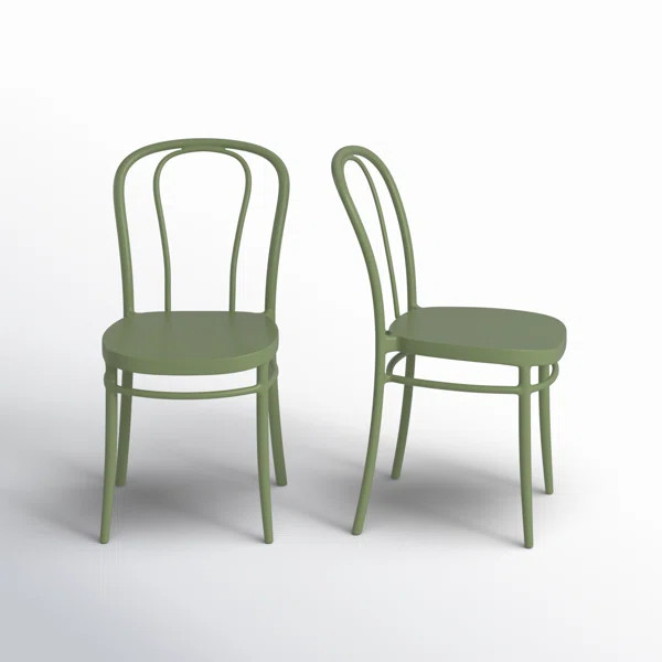 Farrah Outdoor Stacking Dining Side Chair | Wayfair North America