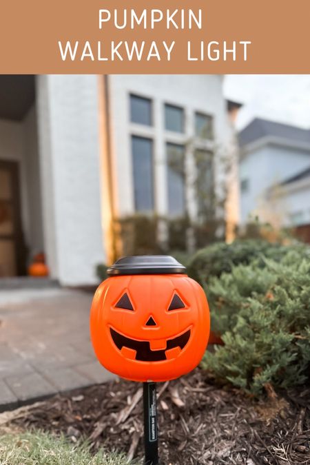 Pumpkin solar light for the walkway - love how this turned out!  

Easy fall home decor , fall outdoor decor , fall DIY , pumpkin outdoor decorations 

#LTKSeasonal #LTKfindsunder50 #LTKhome