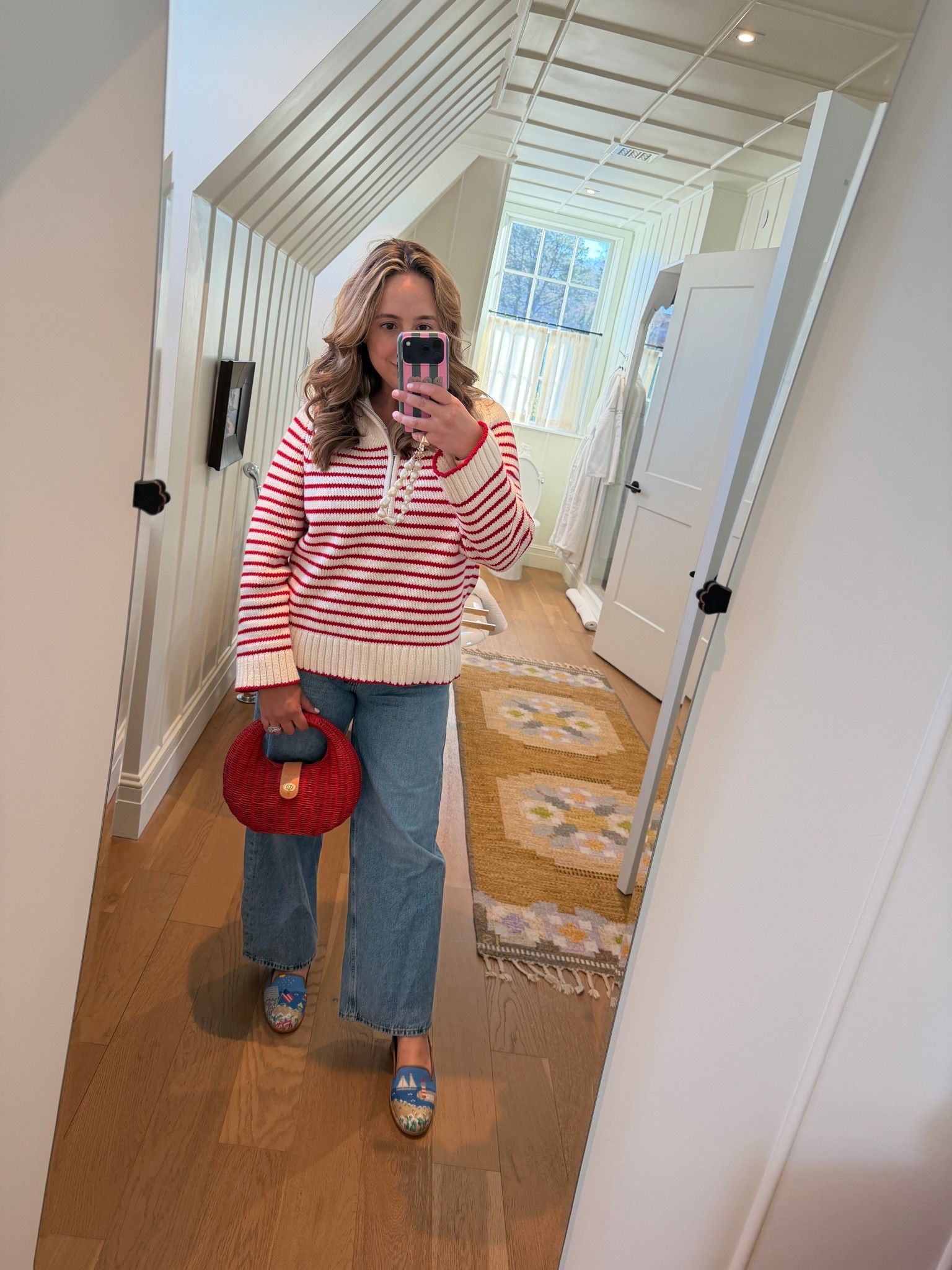 Night 1 in the Hamptons for Camp Preppy outfit 