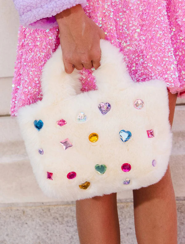 Plush Gem Tote    Irina's Favorite | Lola + The Boys
