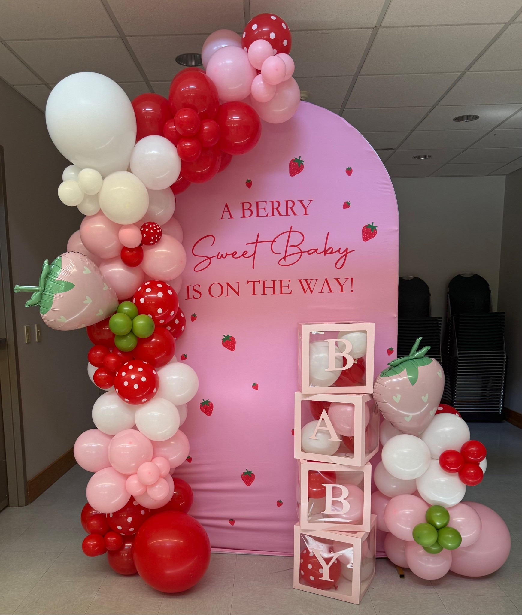 🍓 A Berry Sweet Baby Shower setup – and the best part? Every single piece is from AMAZON! 🎉✨

✔️ Strawberry backdrop 🍓
✔️ Balloon arch kit 🎈
✔️ BABY blocks 🍼
✔️ Strawberry foil balloons 💕

This theme is so fun, easy to set up, and totally budget-friendly. Perfect for baby showers, gender reveals, or even a first birthday! 💗 Everything linked on my LTK so you can recreate this look for your next celebration.

#LTKParties #LTKFindsUnder50 #LTKBaby