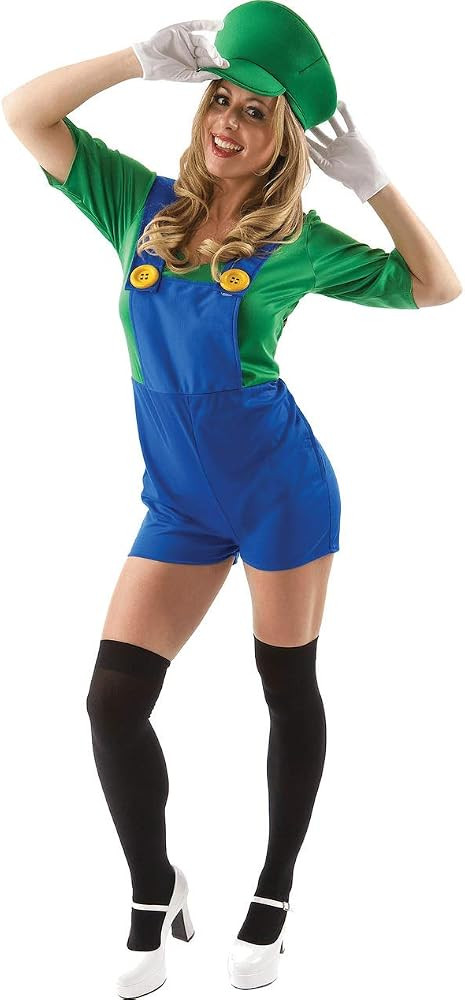 Disfraz para adulto de Super Plumber's Mate para mujer | Amazon (US)