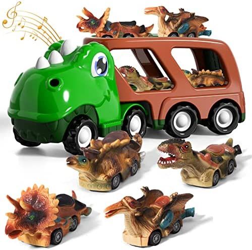 Bennol Dinosaur Trucks Toys for Boys Toddlers, 5 in 1 Dinosaur Truck Vehicles Car Kids Gifts Toys... | Amazon (CA)