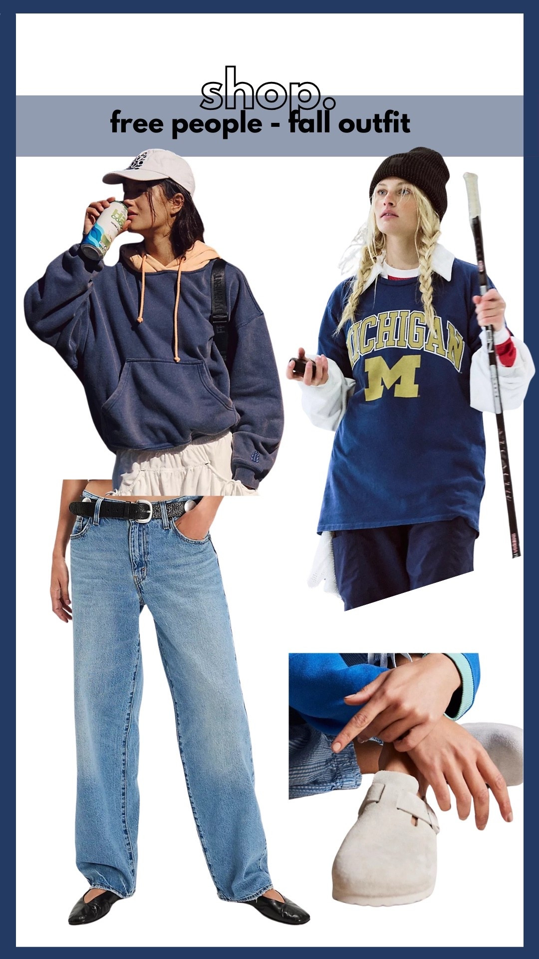 Free people, fall outfit, jeans, Boston Birkenstock 

#LTKStyleTip #LTKShoeCrush #LTKSeasonal