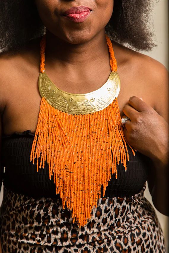 Beaded Necklace - PATESI Handmade Kenya Beaded Multi-strand Masai Necklace Jewelry, Gift Ideas, M... | Etsy (US)