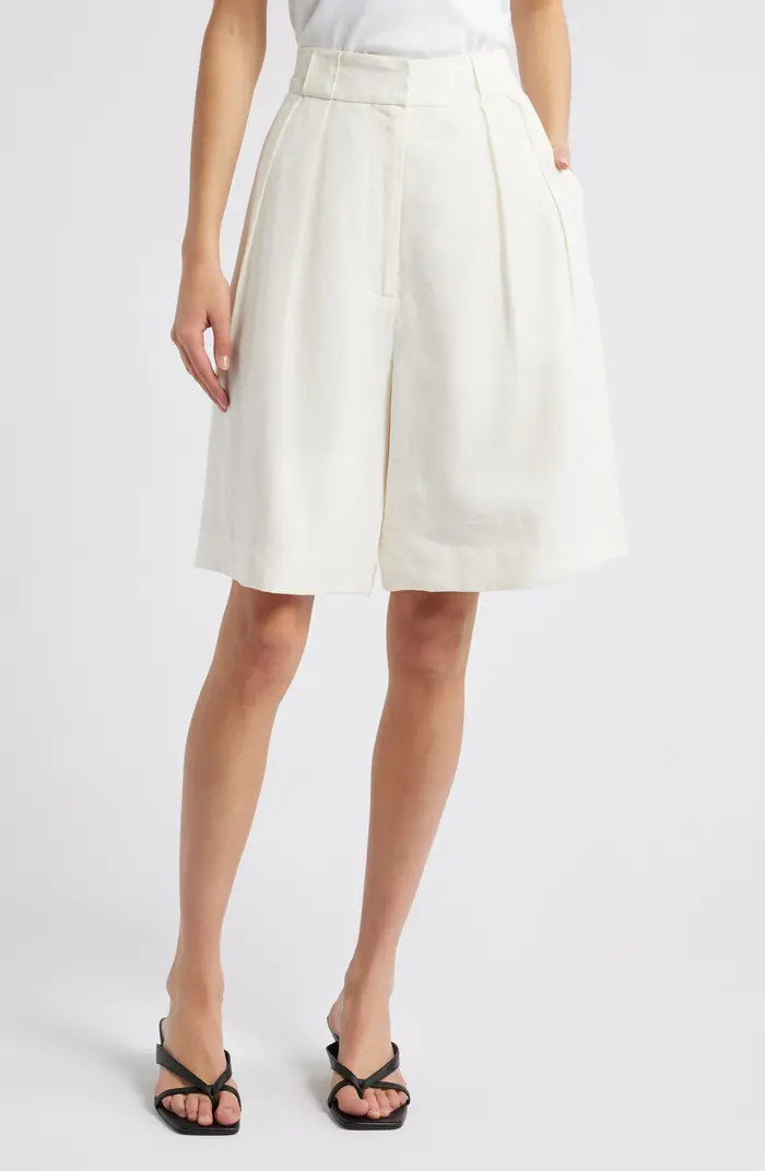 The Lalleen Pleated Bermuda Shorts | Nordstrom