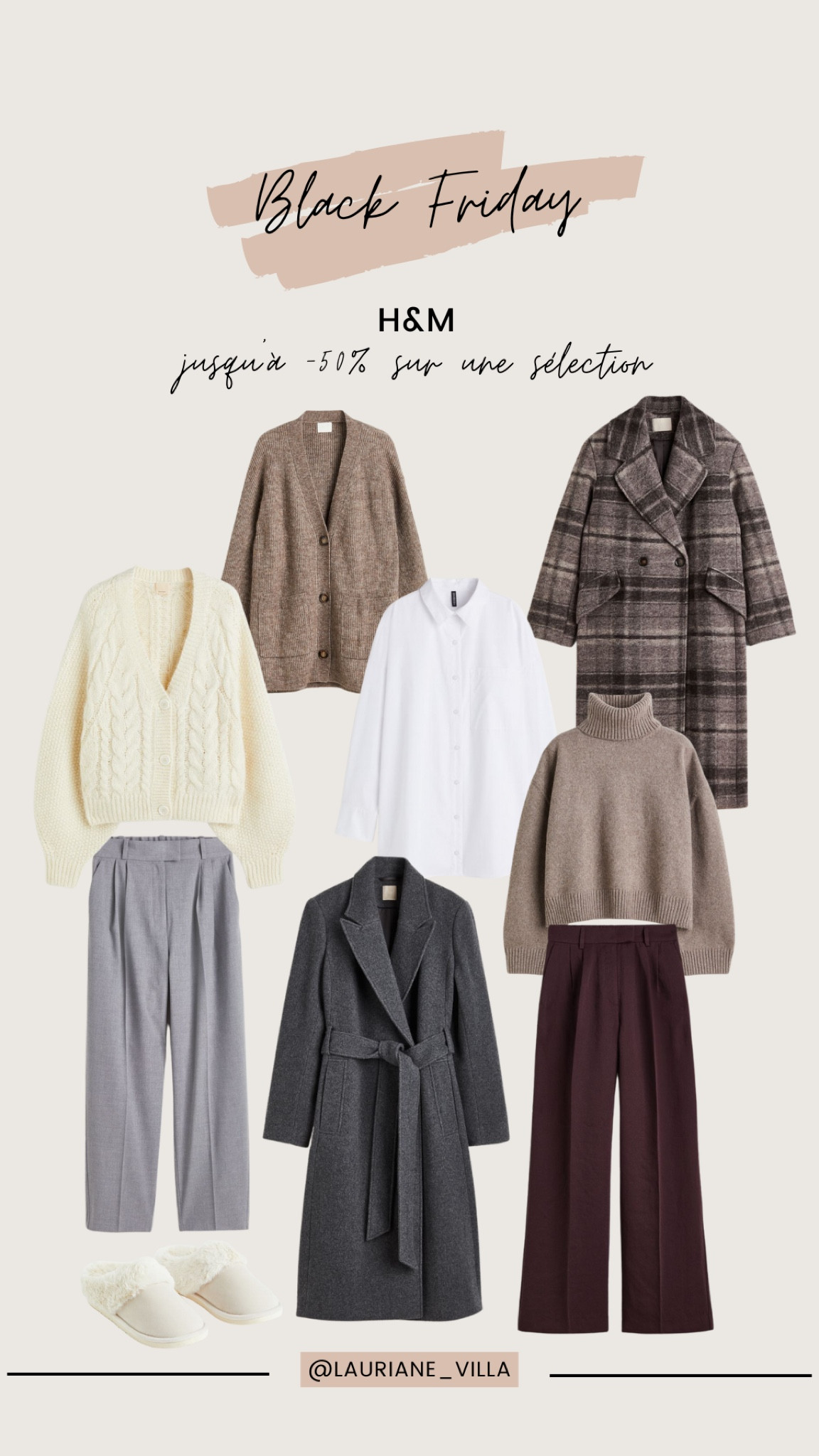 Jusqu’à -50% sur une sélection chez H&M 
Accès anticipé pour les membres 

#LTKeurope #LTKsalealert #LTKCyberweek