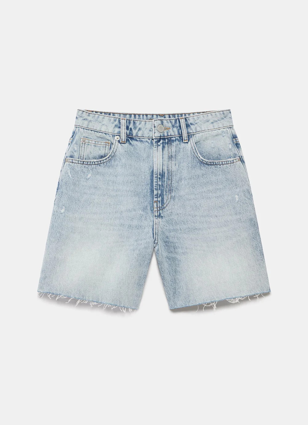 Light Indigo Denim Shorts | Mint Velvet - US