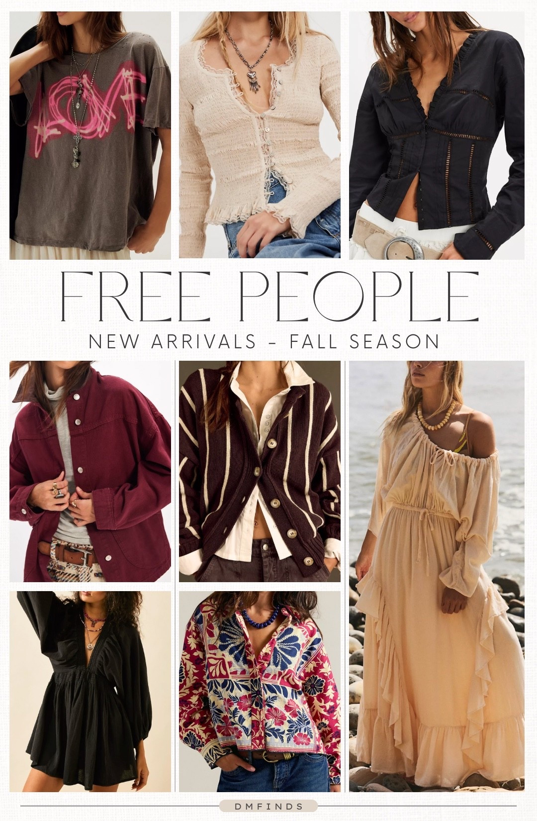 new at FREE PEOPLE fall // fashion favorites. summer to fall. fall dress. wedding guest dress. sweater weather. cozy outfit. autumn outfit. fall shoes. fall bags. fall boots. // #LTKstyletip #LTKautumn  #LTKSeasonal  
