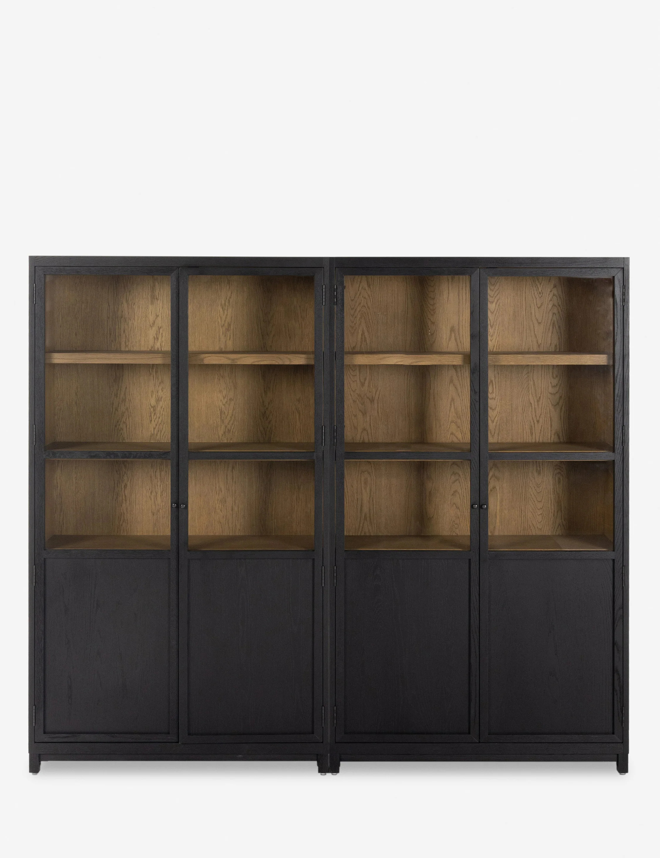 Carly Double Curio Cabinet | Lulu and Georgia 