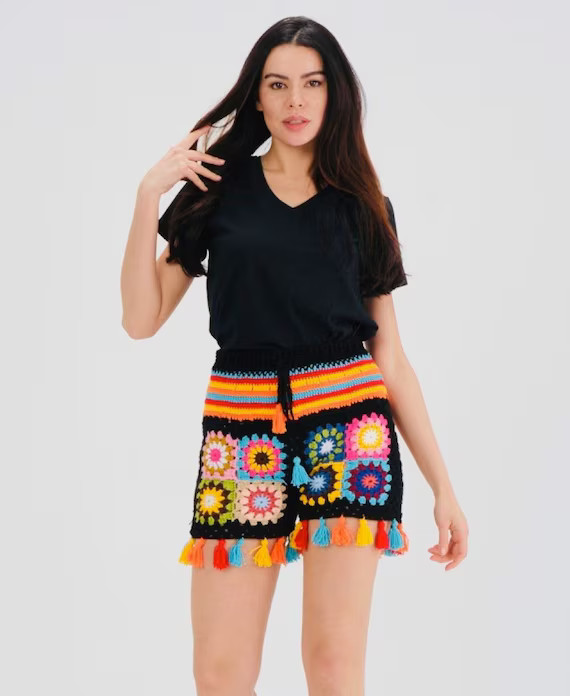 Knit Shorts Summer Shorts Women's Summer Shorts Vintage | Etsy | Etsy (US)