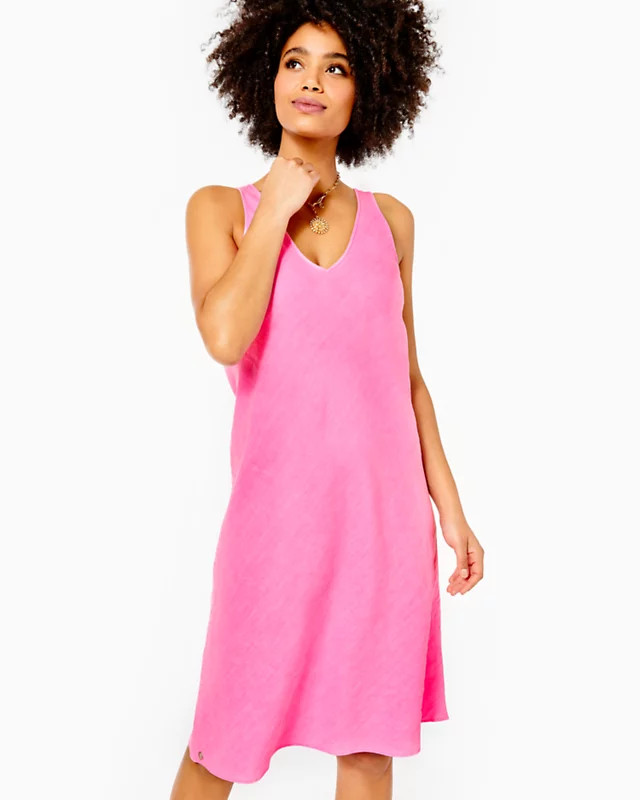 Florin Linen Dress | Lilly Pulitzer | Lilly Pulitzer