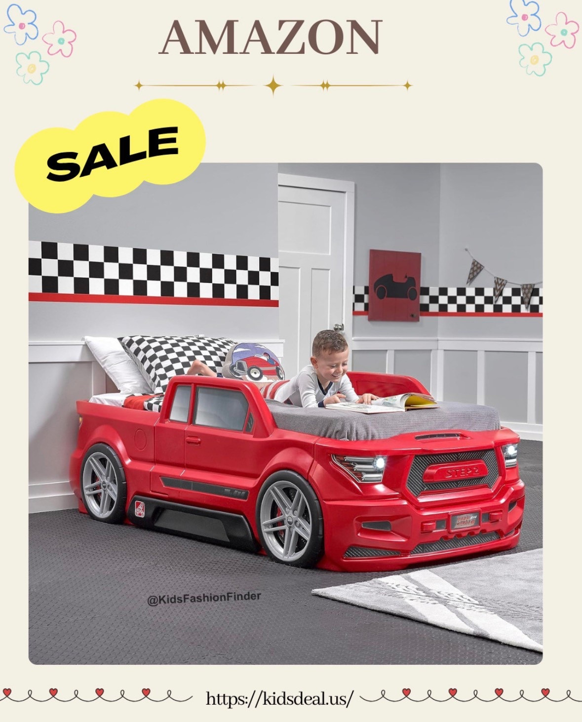 🚗 Vroom Vroom! This Twin Size Truck Car Bed is every little racer’s dream 🏎️✨

⭐️ Light-up headlights = major cool factor
🧸 Built-in drawer = perfect for toys, books & sheets
🛠️ Super easy to assemble — parents approve!
💥 The boys LOVE it!

#KidsRoomGoals #CarBed #BoyMomLife #ToddlerRoomDecor #BigBoyBed #CoolKidsRoom #AmazonFinds #MomApproved #GiftIdea 

 #LTKFamily

#LTKKids #LTKHome #LTKSaleAlert
