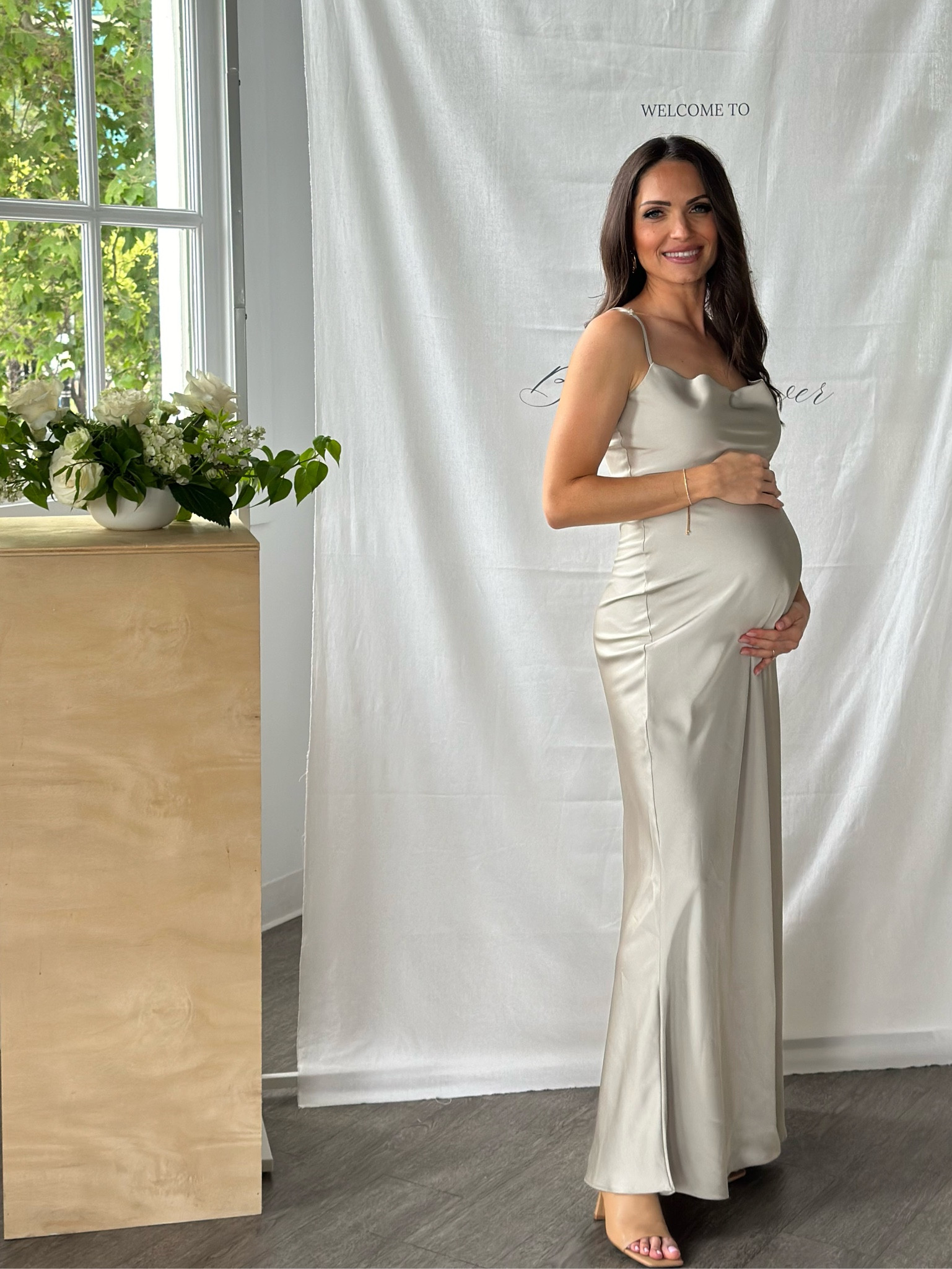 Wearing a non maternity dress to my baby shower. I just sized up by 1 size than my usual! 

#LTKsalealert #LTKparties #LTKbump