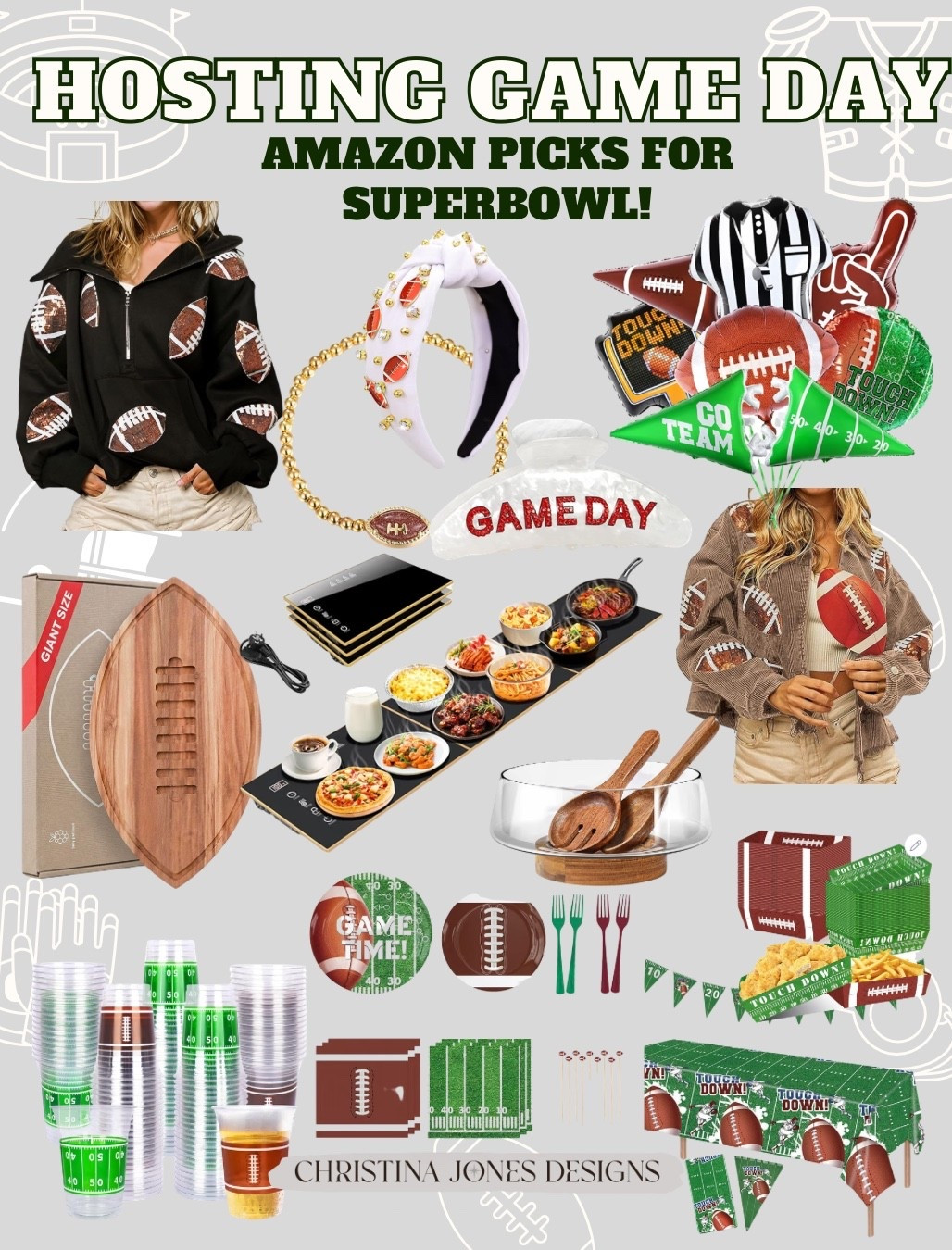 Some cute stuff if your hosting Super Bowl🏈

#LTKSeasonal #LTKHome #LTKOver40